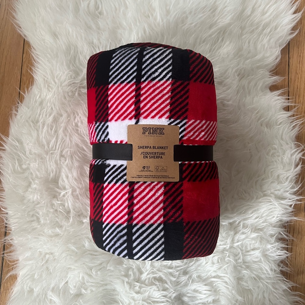 Plaid Sherpa Blanket